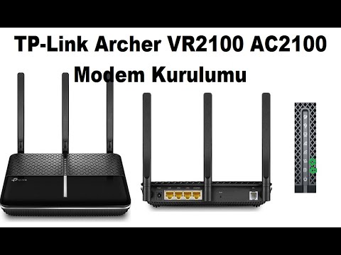 Tp-Link AC2100 Kablosuz Gigabit VDSL/ADSL Modem Router - Archer VR600v3 Kurulum Videosu